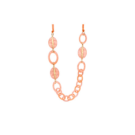 Les Cordes collier orange