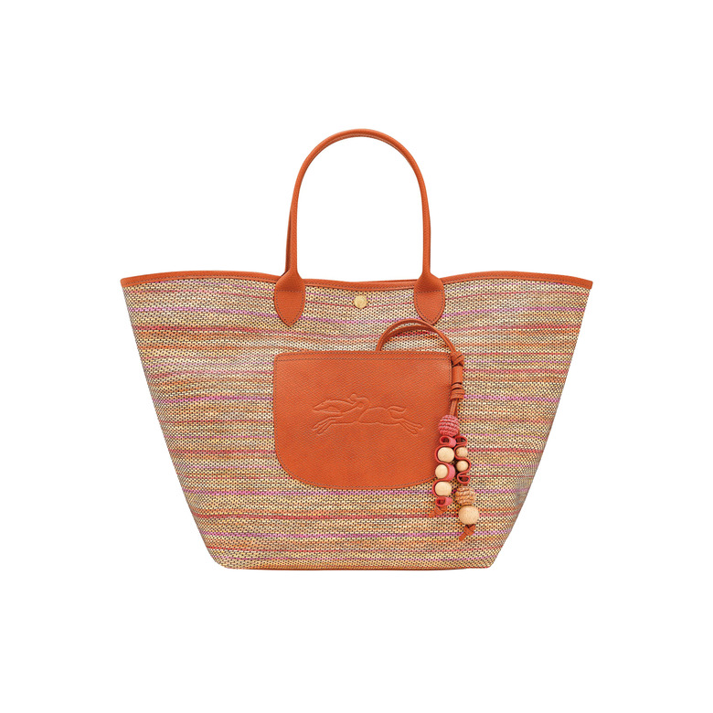 Longchamp sac porté épaule orange 1