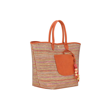Longchamp sac porté épaule orange