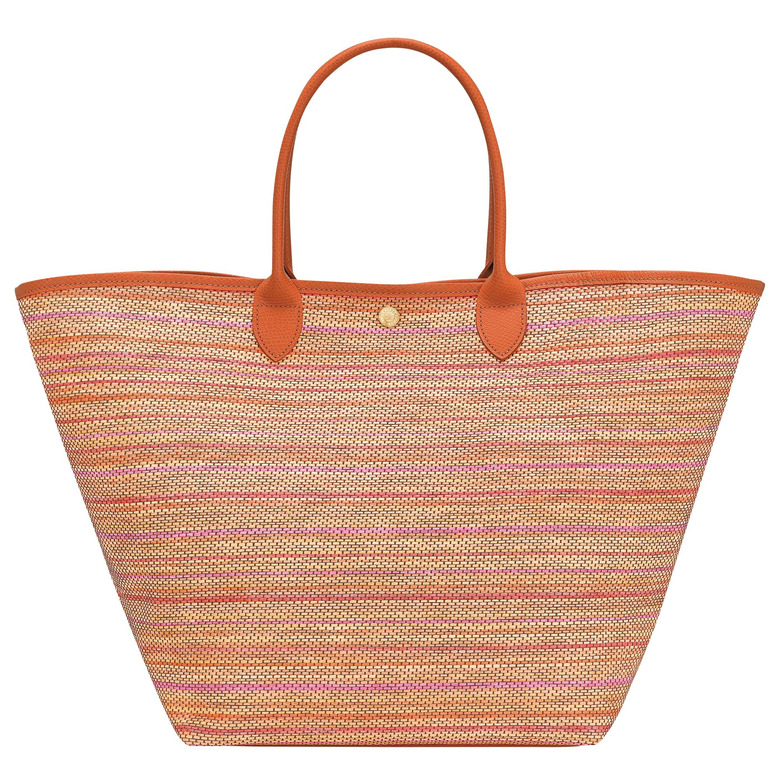 Longchamp sac porté épaule orange 4