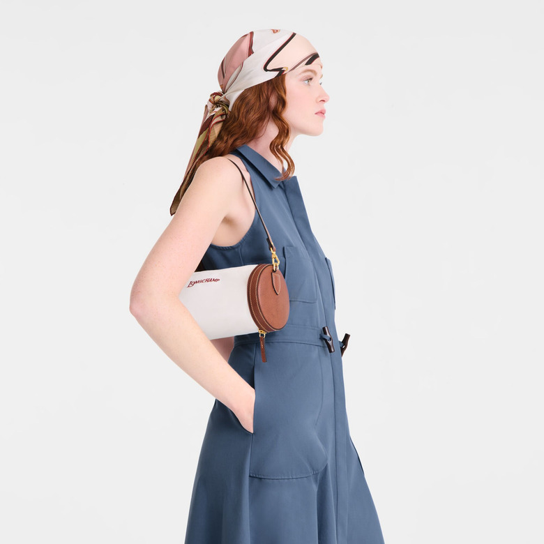 Longchamp sac porté épaule brun 5