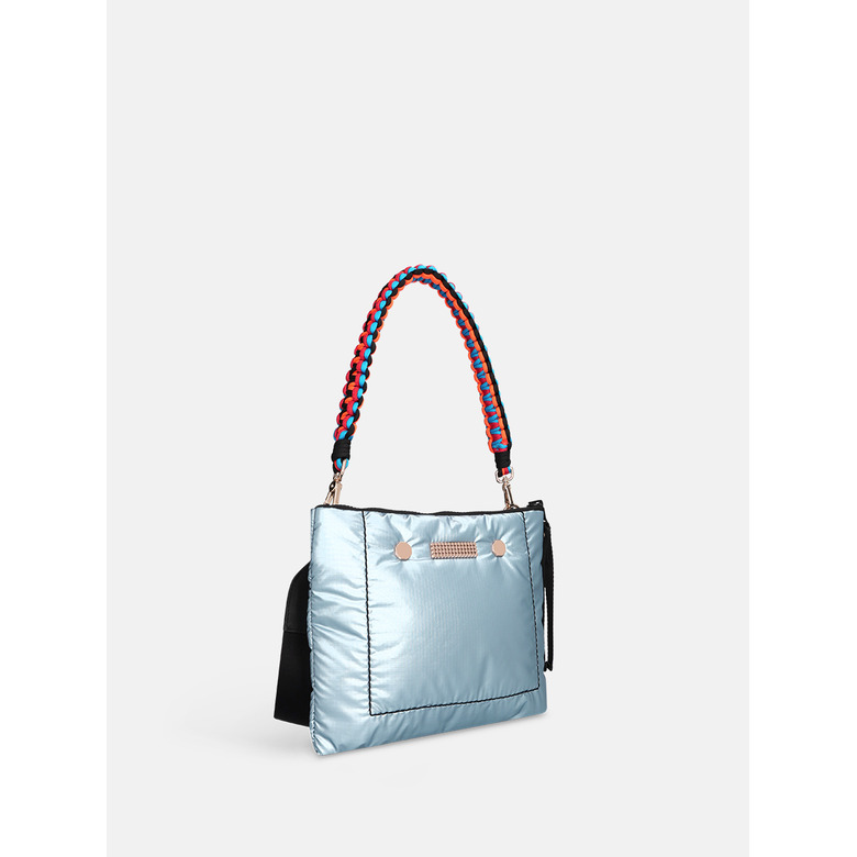 Clio Goldbrenner sac porté épaule bleu 5