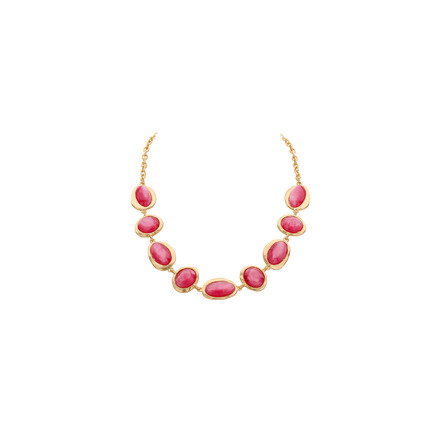 Les Cordes necklace pink