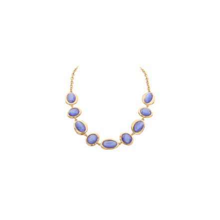 Les Cordes necklace blue
