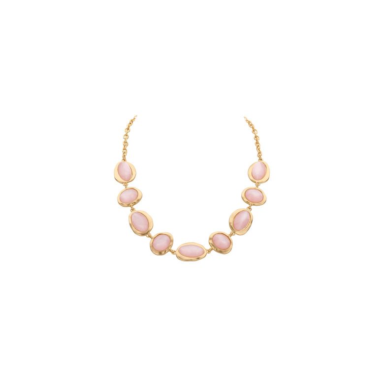 Les Cordes necklace pink 1