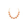 Les Cordes necklace orange 1
