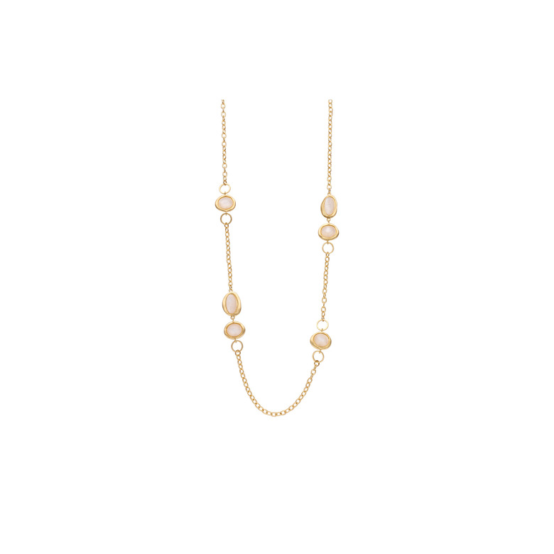 Les Cordes necklace ecru 1