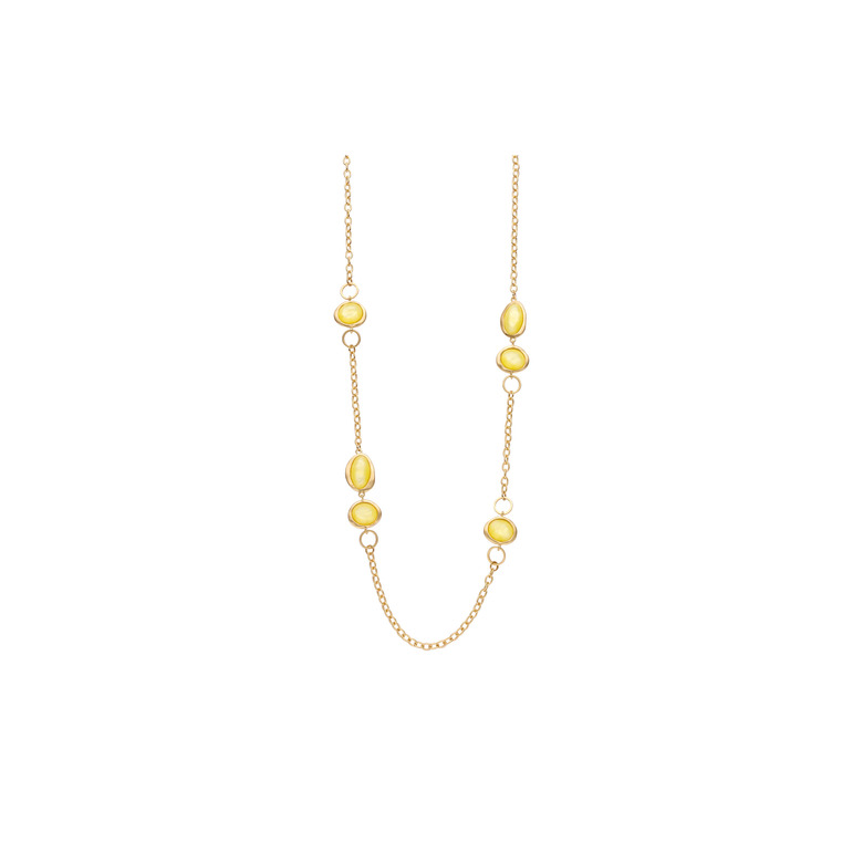 Les Cordes necklace yellow 1