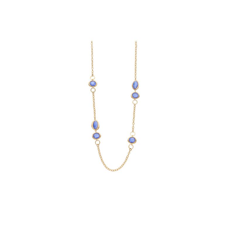 Les Cordes necklace blue 1
