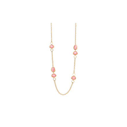 Les Cordes necklace pink