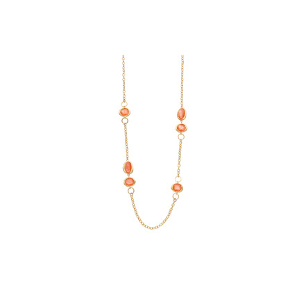 Les Cordes necklace orange