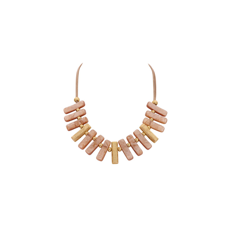 Les Cordes necklace lightbrown 1