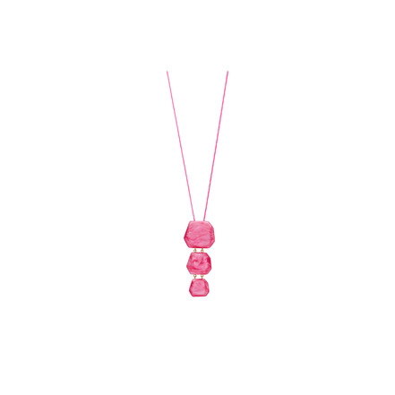 Les Cordes necklace pink