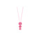 Les Cordes necklace pink 1