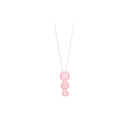 Les Cordes necklace pink