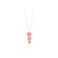 Les Cordes necklace orange 1
