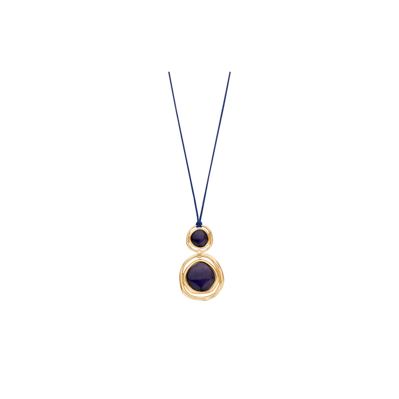Les Cordes necklace blue 1