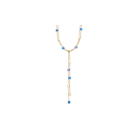 Les Cordes necklace blue