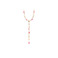 Les Cordes necklace pink 1