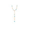 Les Cordes necklace blue 1