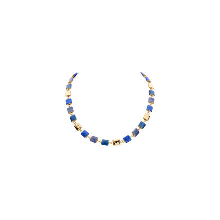 Les Cordes necklace blue