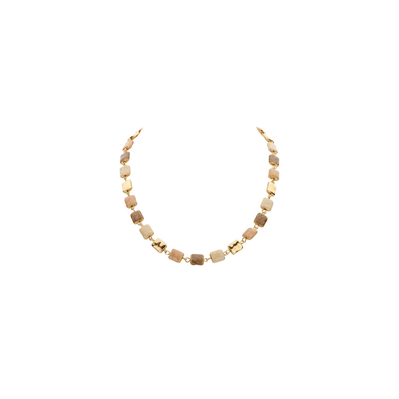 Les Cordes necklace brown 1