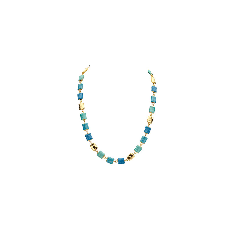 Les Cordes necklace blue 1