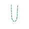 Les Cordes necklace green 1