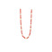 Les Cordes necklace orange 1