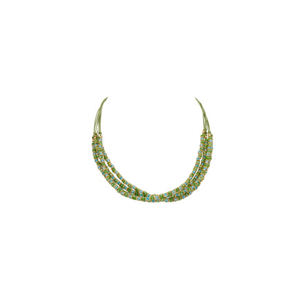 Les Cordes necklace green