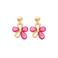 Les Cordes earrings pink 1