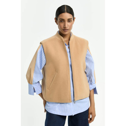Xandres vest camel