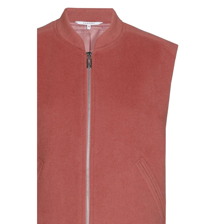 Xandres vest pink 2