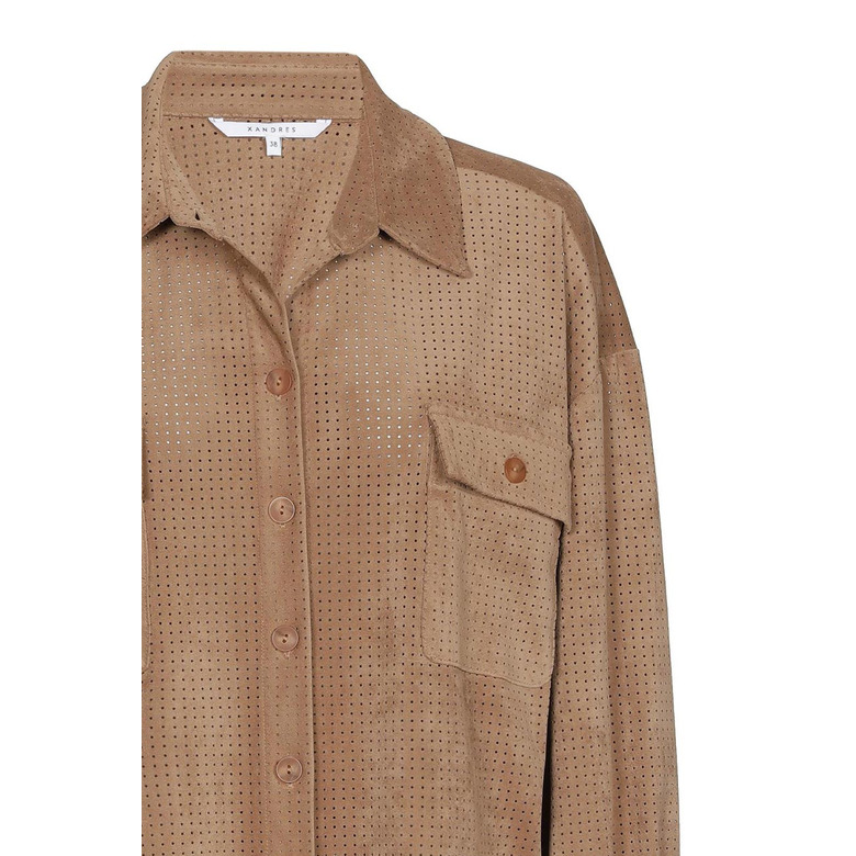 Xandres blouse camel 2