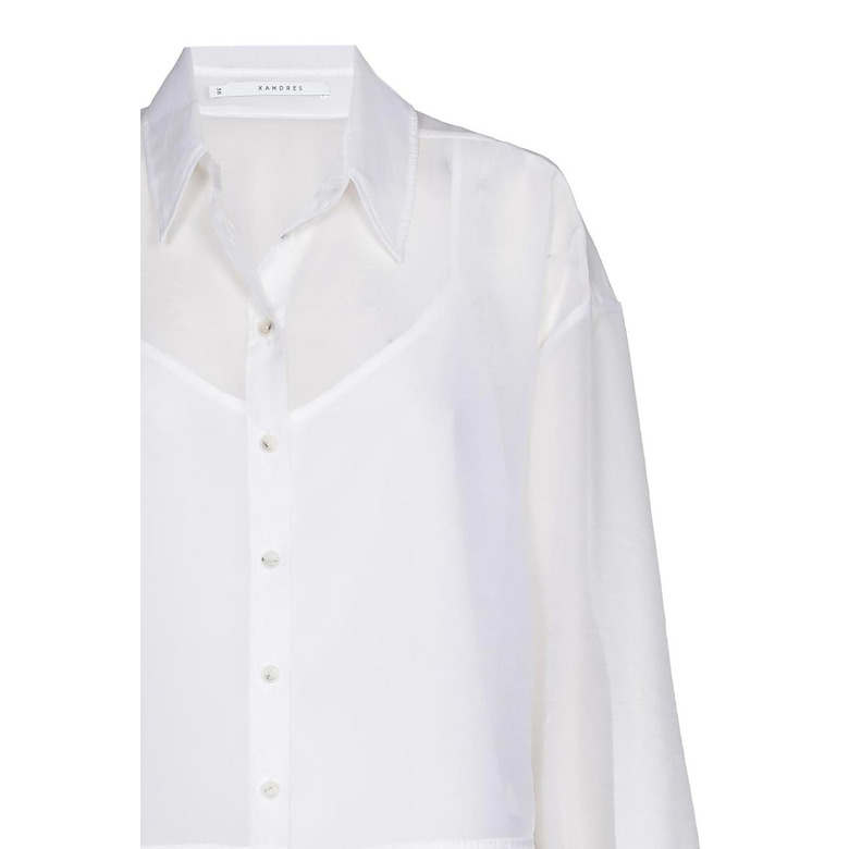 Xandres blouse white 2