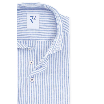 R2 Amsterdam chemise bleu