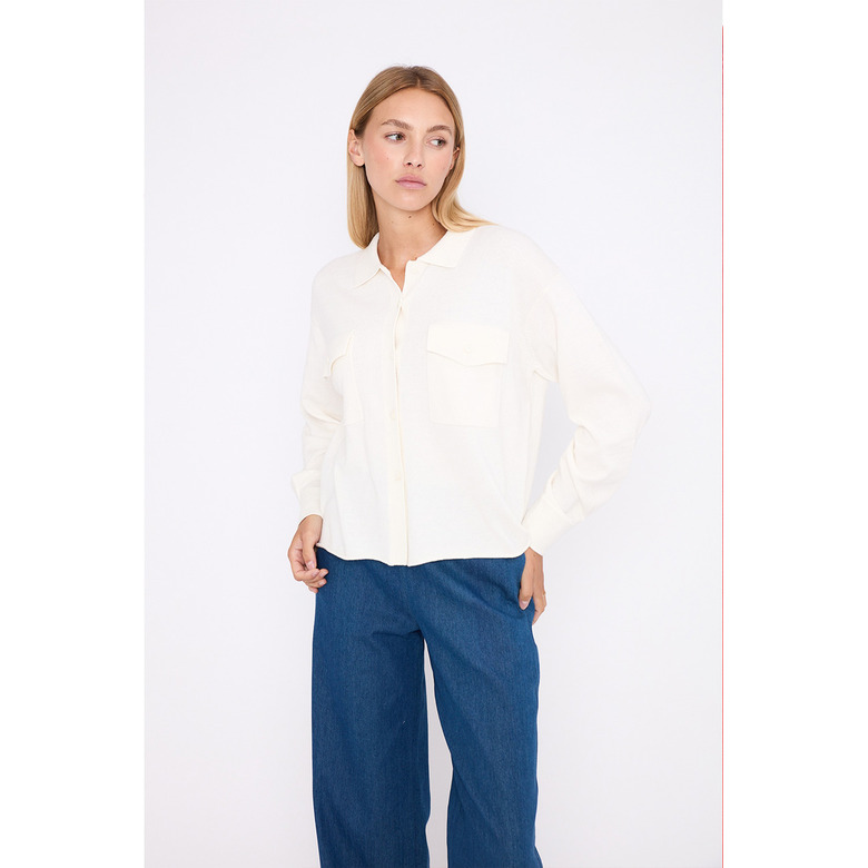 Jeff cardigan ecru 2