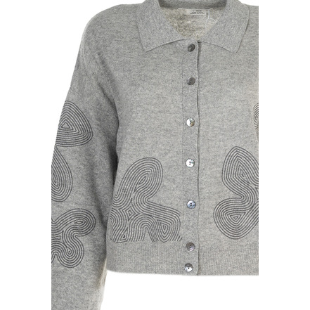 Colorush cardigan grijs