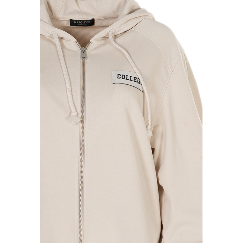 Margittes hoodie beige 2