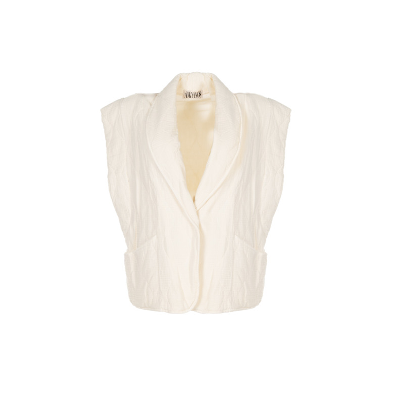 Aokyanos vest ecru 1