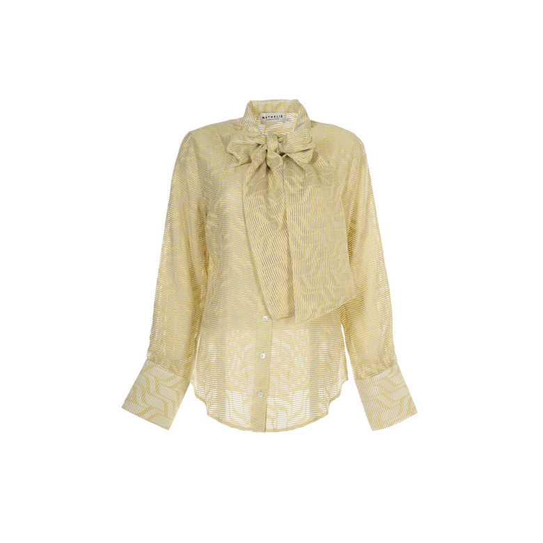 Nathalie Vleeschouwer chemisier jaune 1