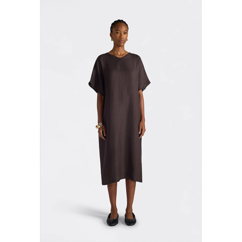 Liviana Conti jurk bruin 2