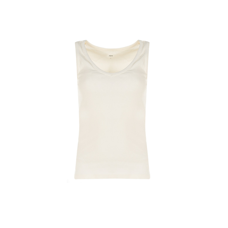 Jeff topje ecru 1
