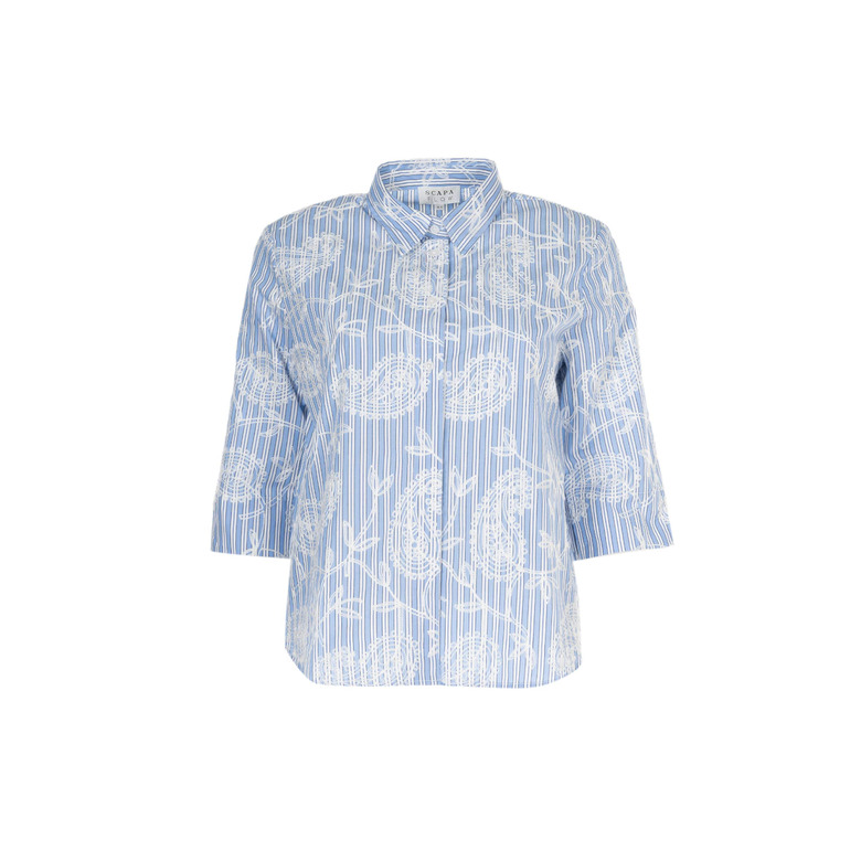 Scapa Flow blouse blauw 1