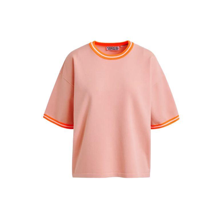 Essentiel pull rose 1