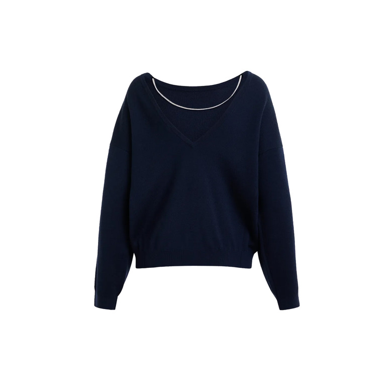 Essentiel pull bleu 2