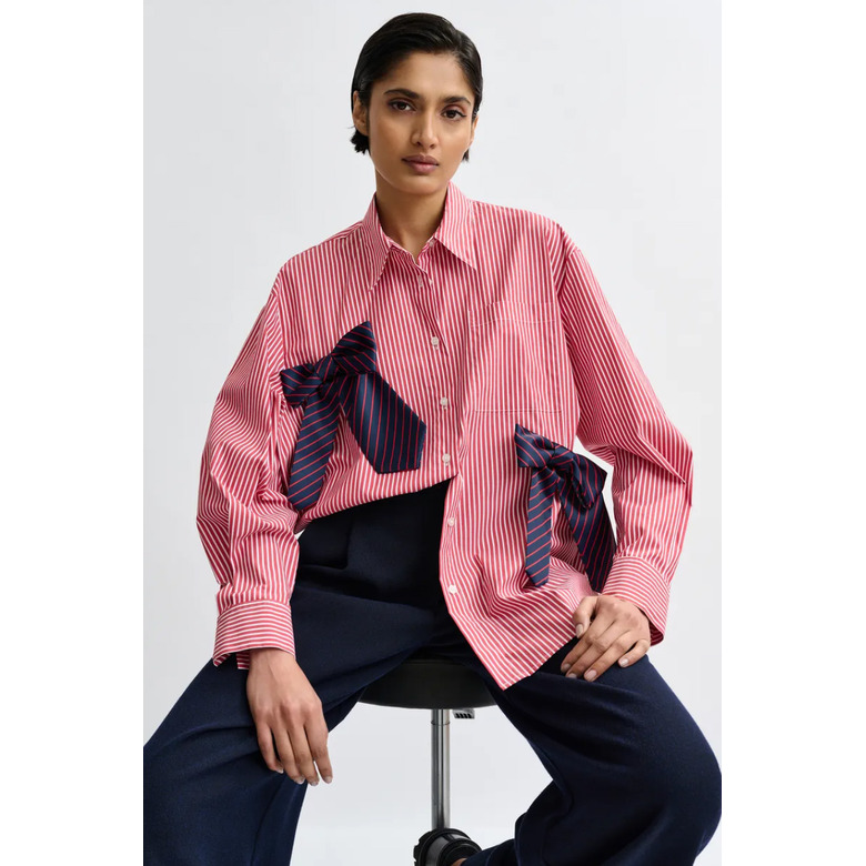 Essentiel chemisier rouge 2