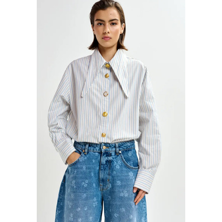 Essentiel chemisier bleu