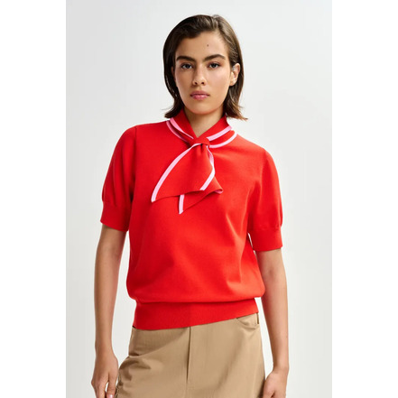 Essentiel polo rouge
