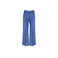 120%lino pantalon bleu